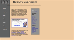 Desktop Screenshot of mathfinance.wagner.com